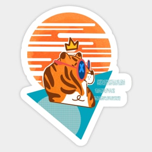 King of Summer Sticker